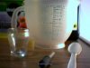 Mixing Cup , Mixing Spoon , Shot Glass for germinating seeds , Eye Dropper for liquid plant food.JPG