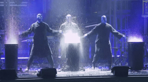Blue Man Group Cheer GIF - Blue Man Group Cheer Celebration - Discover &  Share GIFs