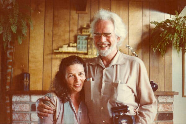 Ms. Shulgin and her husband, Alexander, in 1979. When he invented new drugs, she would give them a try.