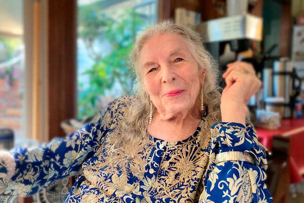 Ms. Shulgin at her home in California in 2021. She and her husband complemented each other’s strengths, she said: “He has the scientific viewpoint, and I have the psychological and the spiritual.”