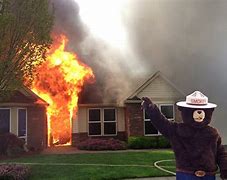 Image result for sets house on fire