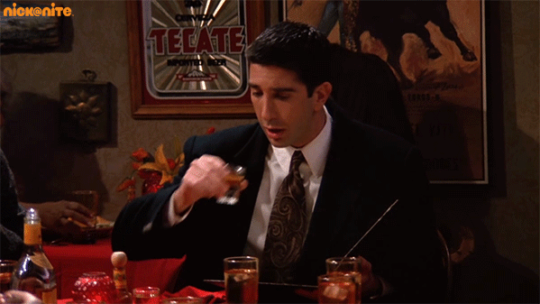 Trending GIF friends drinking ross shots david schwimmer friends tv ross  gellar nick at nite need a drink