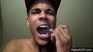 The Shocking Moment a Man Eats a Light Bulb (ORIGINAL UPLOADER AND ...