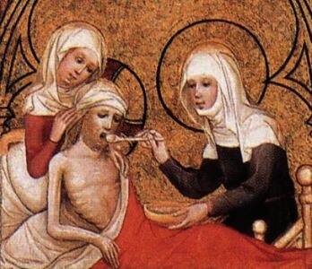 StElizabethClothesthePoorandTendstheSick,byUnknown,1390s.jpg