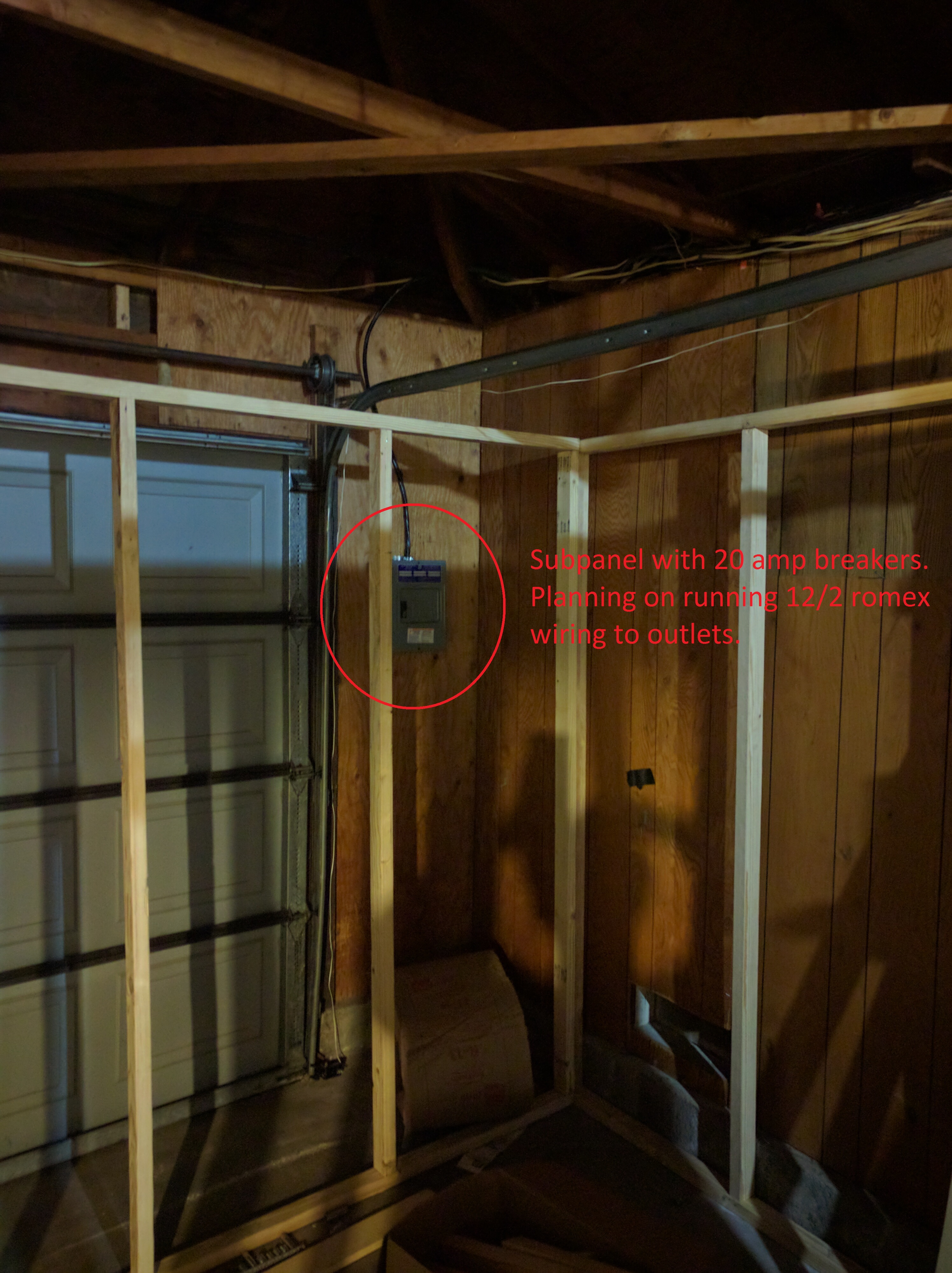 Pictures Of Framed Grow Room Build Inside Garage With Questions