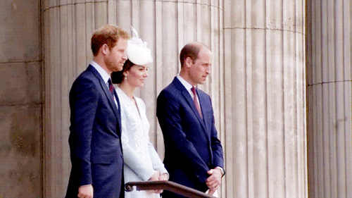 bow, curtsy, bow to Her Majesty. gif | Prince william kids, Prince william  and kate, English royal family