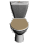 3D Spinning Toilet animated emoticon