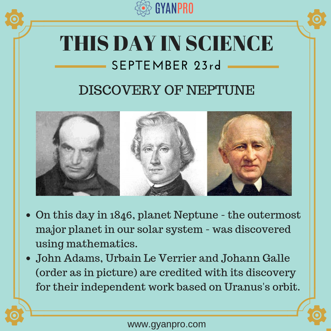THIS DAY IN SCIENCE | Science, Neptune, Mathematics
