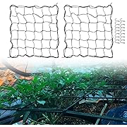EXPECTLAND 2-Pack Grow Tent Net, Trellis Netting Fits 2x2 2x3 3x3 ft Grow Tents - for Vegetables,Plant Growth,Fruits, Flowers Indoor Garden Outdoor, Opens in a new tab
